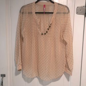 Plenty by Tracy Reese sheer top 🌸